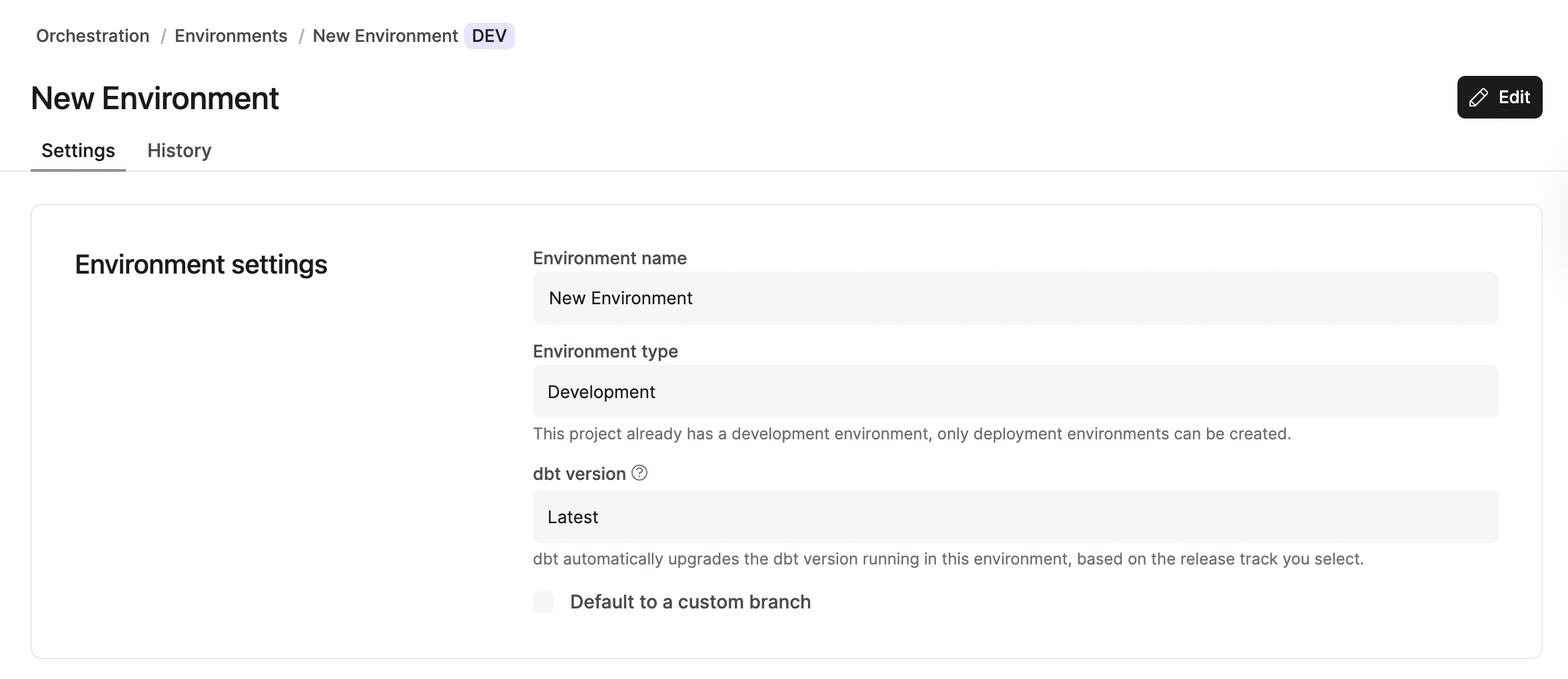 Upgrade development environment to Latest dbt Core release track